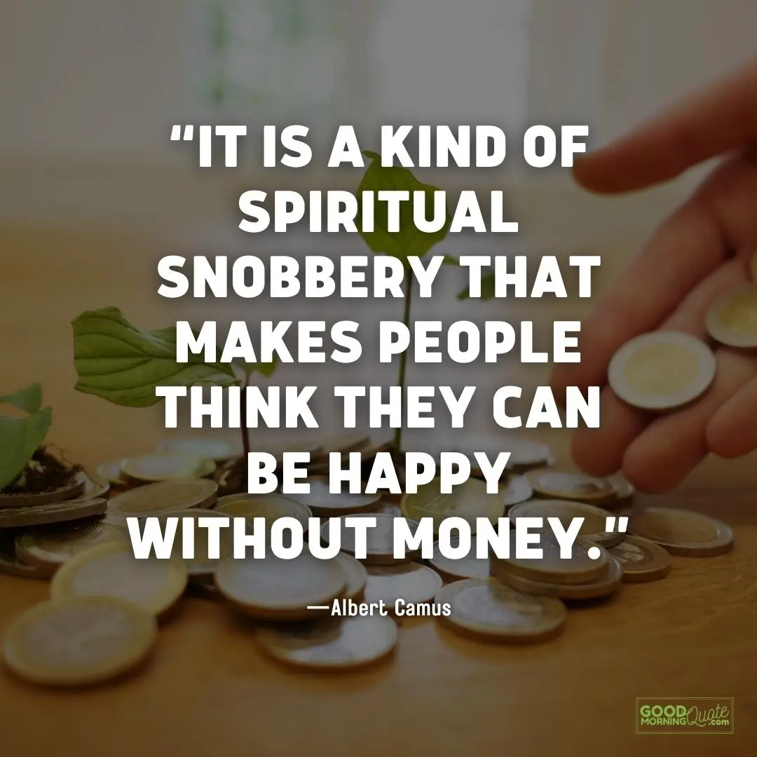 a kind of spiritual snobbery money quote