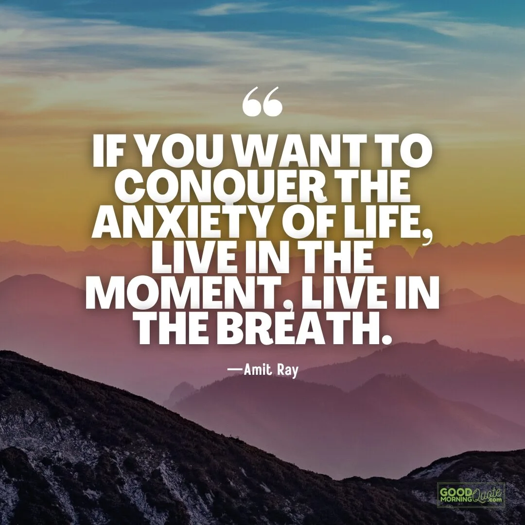 if you want to conquer the anxiety of life - Spiritual Healing Quote