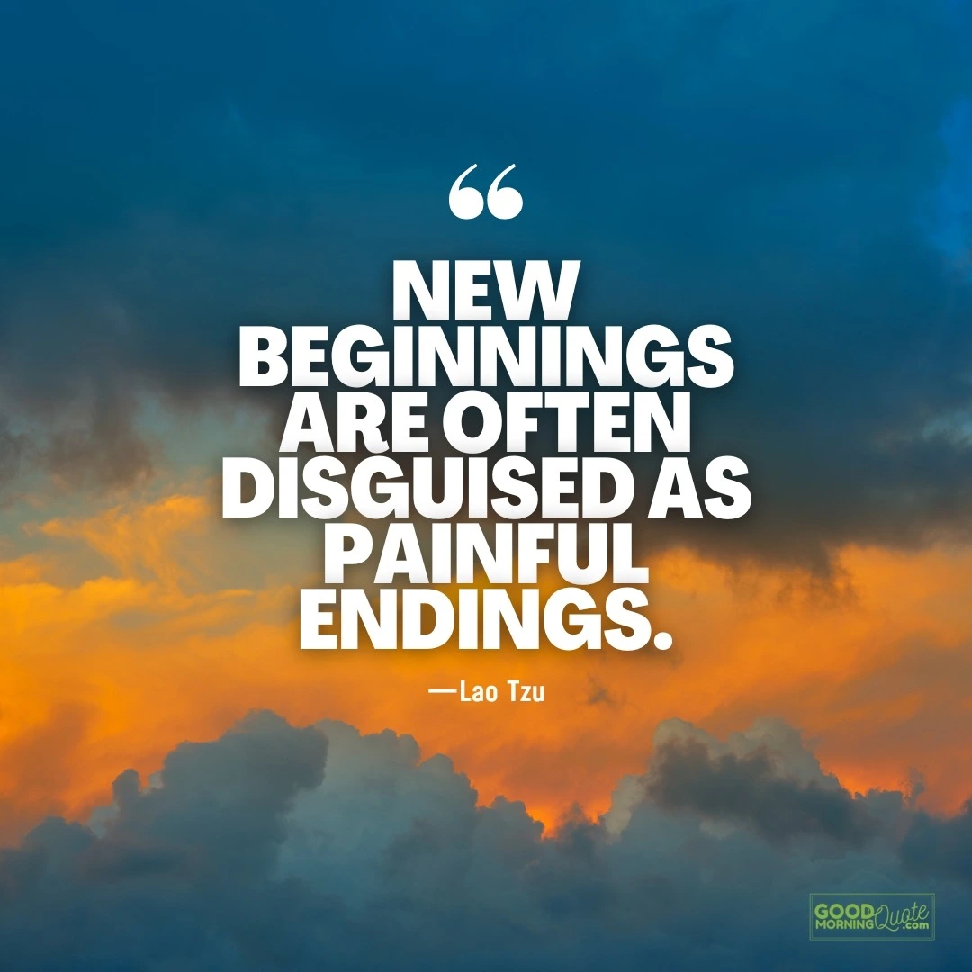 often disguised as painful endings - Spiritual Healing Quote