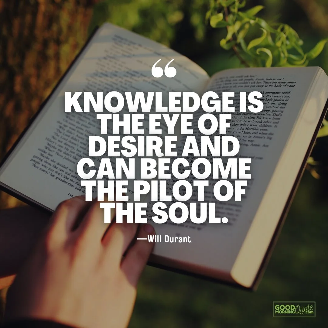 the eye of desire and the pilot of the soul - Knowledge Quote