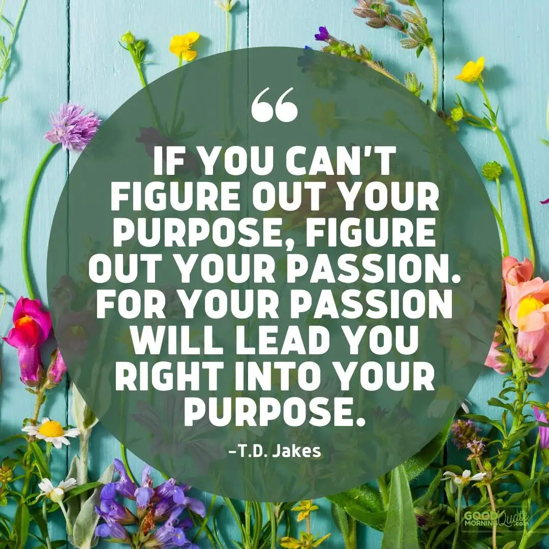 will lead you right into your purpose - passion quote