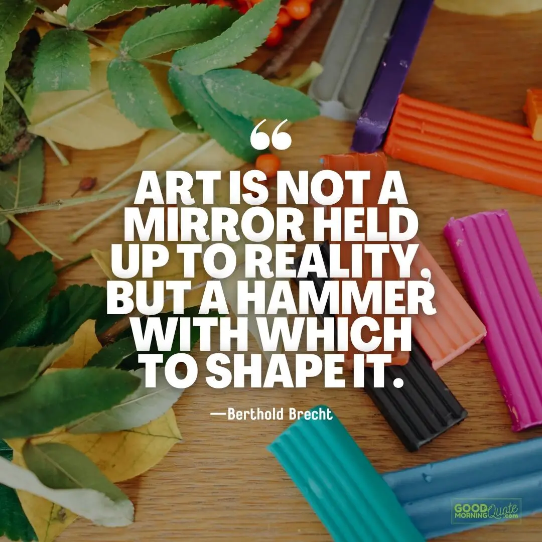 art is not a mirror held up to reality quote