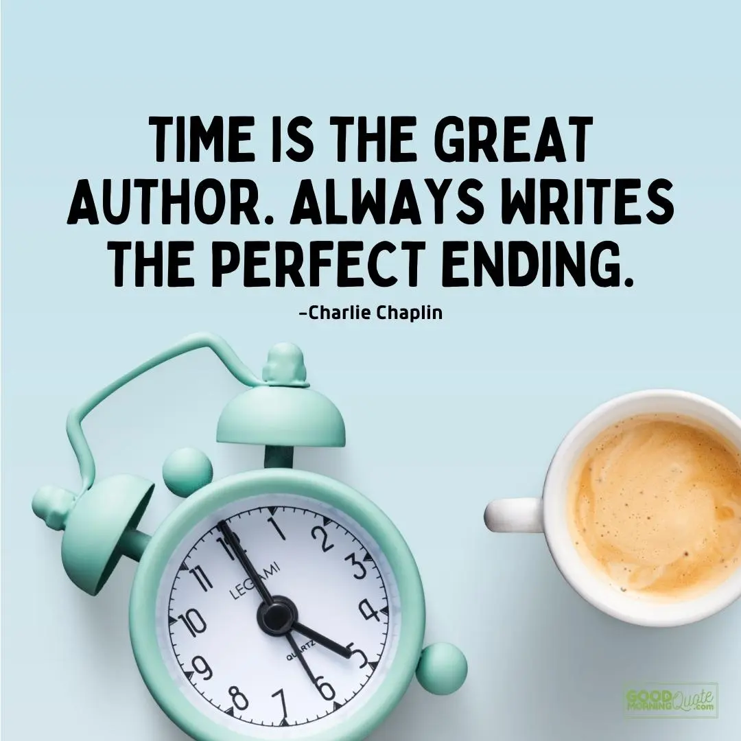 time is the great author quote